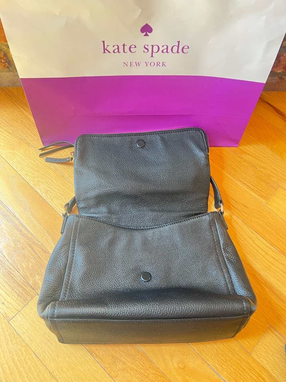 Kate Spade New York Black Leather Small Cobble Hill Toddy Bag - Picture 9 of 15